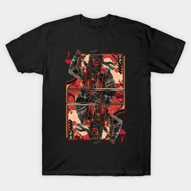 Ninja of Hearts T-Shirt by K2Gproject